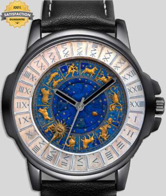Zodiac All Horoscope Stars Prague Unique Unisex Beautiful Wrist Watch UK FAST
