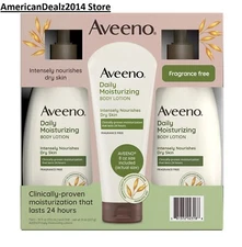 Aveeno Daily Moisturizing Body Lotion (18 fl. oz., 2 pk. + 8 oz. Tube)