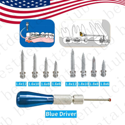 Dental TAS Mini Screw Anchorage Micro Screws Driver Orthodontic Vector Style