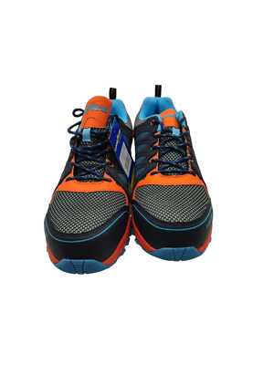 Goodyear Metal Free Work Safety Trainers für Herren, Orange Blue, 42 EU