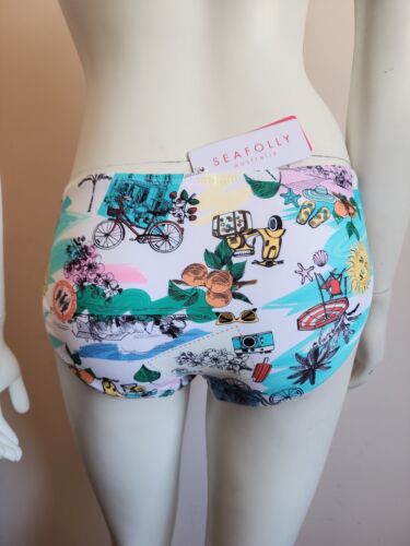 Seafolly Australia Girls Amalfi Coast Bikini Swimsuit & Sarong Set Size 16 New - Picture 9 of 10