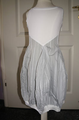 Jottum Kleid weiß / Grau      116  JOTTUM Ballonkleid KLEID Sommer Sumatra