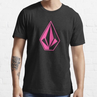 SALE!! simple pink volcom logo Essential T-Shirt Vintage Retro Best Gift S-5XL