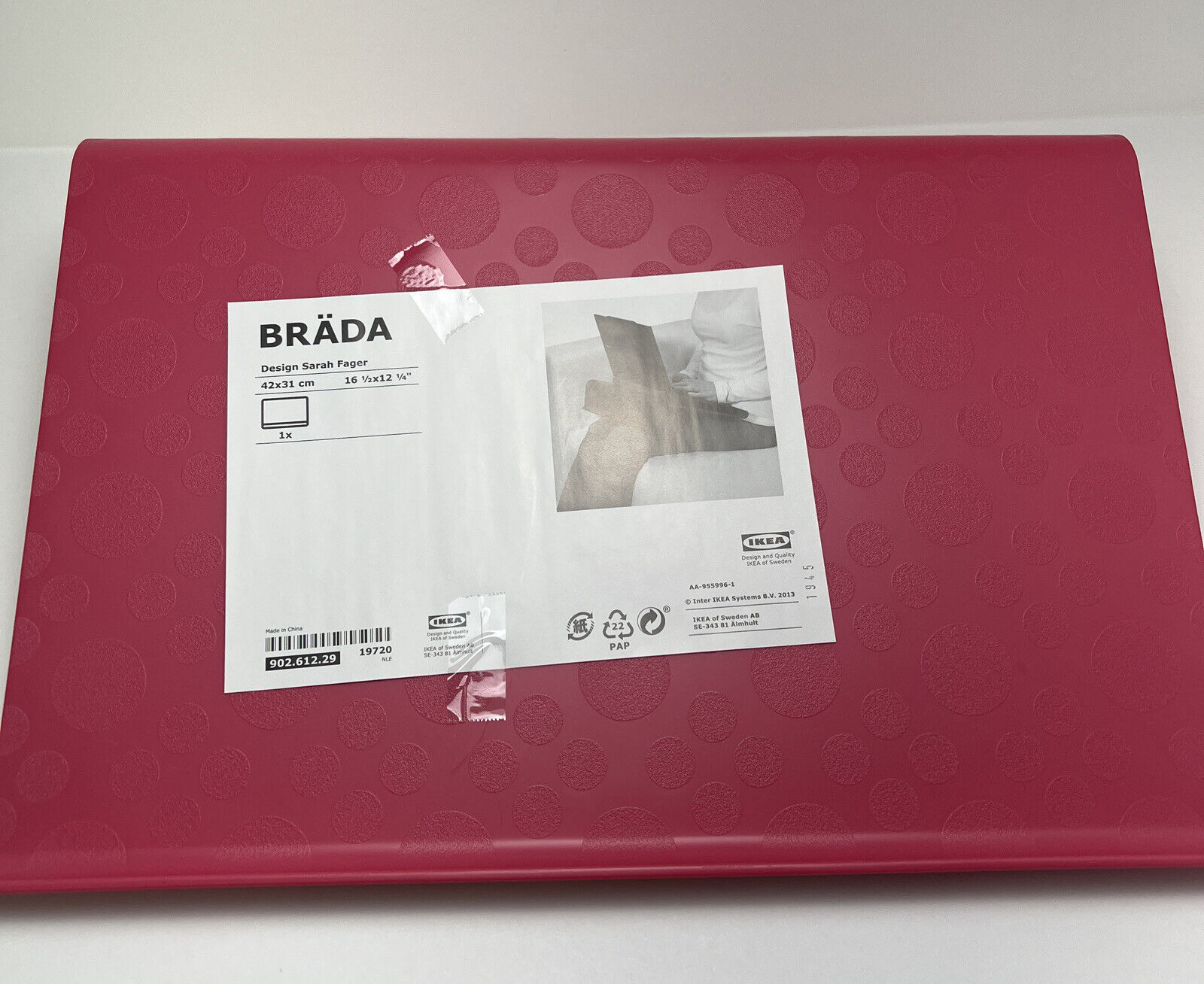 NEW Ikea Brada Laptop Tablet Support Desk Table Reading PINK 902.612.29