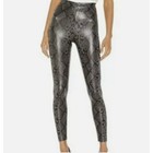 7 For All Mankind 7FAM Snake Print Faux Leather Leggings NEW Size Small Python — photo 7