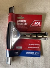 Professional Window Squeegee, Stainless Steel, 8-In. 11108