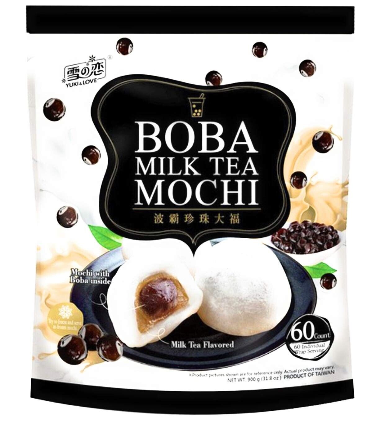 Yuki and Love Boba Milk Tea 60 Oz Pac Count Challenge Limited time sale the lowest price of Japan Mochi