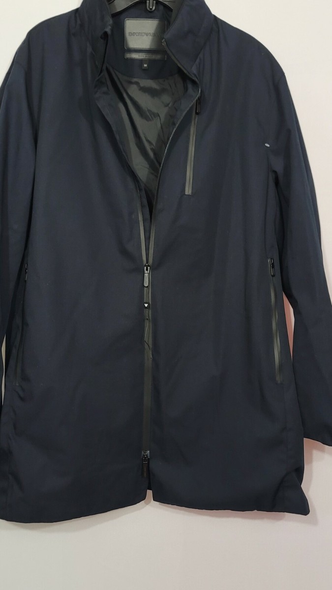 ジャケット・アウター special emporio Armani long coat Vintage Emporio Armani Women's Long Coat, Sz 38, Black Wool