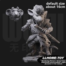 Anime Splinter Rat master Ninja Resin 3D Print GK Figure DIY Model Unpainted