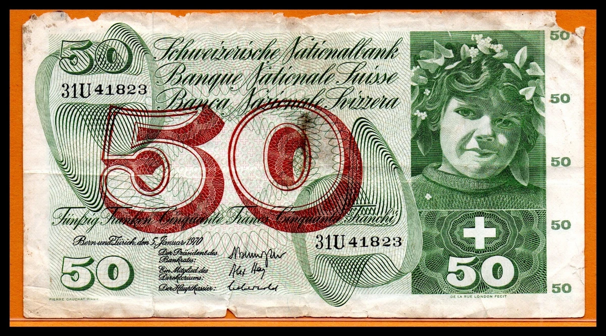 1970 Swiss Paper Money for sale | eBay