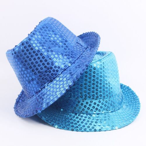 Paillettenhut Clubstyle Disco-Hut Partyhut Trilby Hut Blink Fedora Glitzerhut - Bild 5 von 19