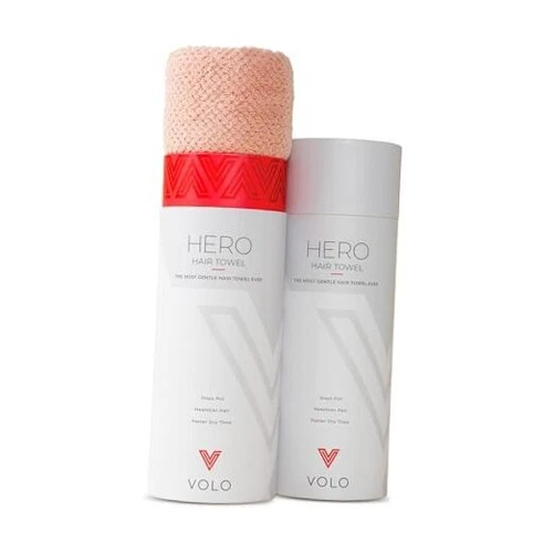  Super Hero XL Cloud Pink Hair Towel | Ultra Soft, Super Absorbent, Quick 