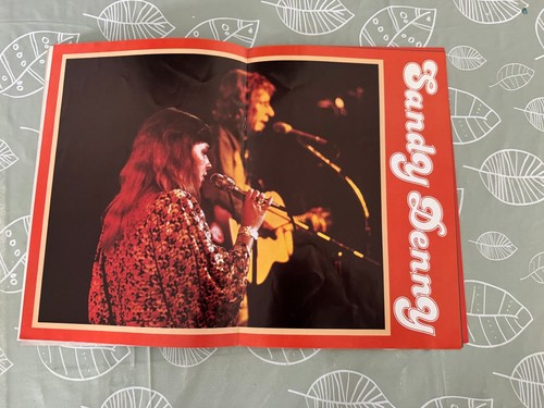 SANDY DENNY VINYL LP, BOOKLET & RARE TOUR SHEET (LIKE AN OLD FASHIONED WALTZ) - Picture 13 of 14