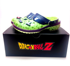 Classic Crocs Clogs Adult Dragon Ball Z Cell Green Purple NIB Mens Size 8  9