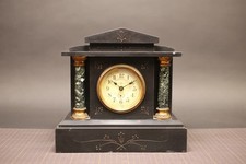 Antique Toyo Factory Wooden Table Clock, Untested, Vintage Decor, 5.5kg