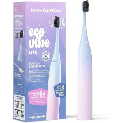 happybrush Elektrische Zahnbürste ECO VIBE Lite, Schallzahnbürste 