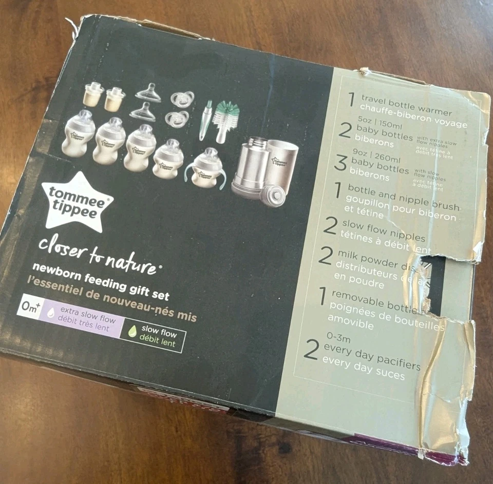 Tommee Tippee Closer to Nature Recién Nacido Bebé Esencial Alimentación Set Regalo Calentador  Foto 2 de 4