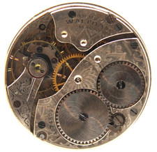 1907 WALTHAM POCKET WATCH MOVEMENT 14874609 GRADE 161 0s 7j LL3