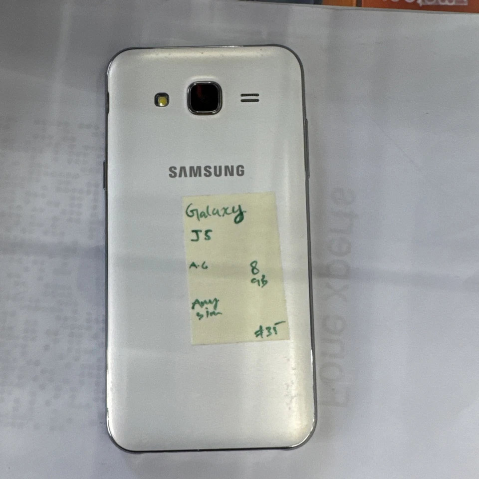 Samsung Galaxy J5 2015 8GB (Unlocked) BLACK Sim Free Android Smartphone Grade A, photo 4 of 4