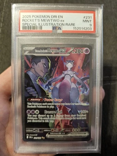 New ListingPSA 9 Team Rocket's Mewtwo Destined Rivals 231/182 SIR Pokemon Card