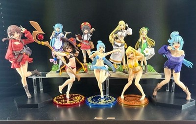 KonoSuba Prize Figure Set Luminasta Megumin Aqua Darkness 9pcs