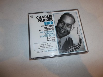 2 CD Fat Case CHARLIE PARKER  'Bird' Savoy Jazz Complete Original Master Takes