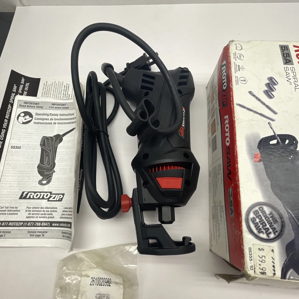 RotoZip SS355-10  Corded 5.5Ah Spiral Saw New - Image 3 of 4