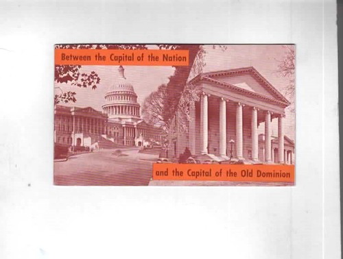 RICHMOND FREDERICKSBURG & POTOMAC "THE OLD DOMINION" 1947 NAME TRAIN BROCHURE