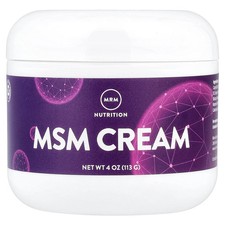 MRM MSM Cream 4 oz 113 g Allergen-Free, GMP Quality Assured, No Artificial