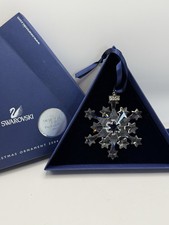 2004 SWAROVSKI CRISTALLO ANNUALE DECORAZIONE NATALE STELLA NUOVO IN SCATOLA