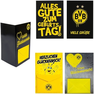 Borussia Dortmund Geburtstagskarte Glückwunschkarte EMMA Grußkarte Karte BVB 09