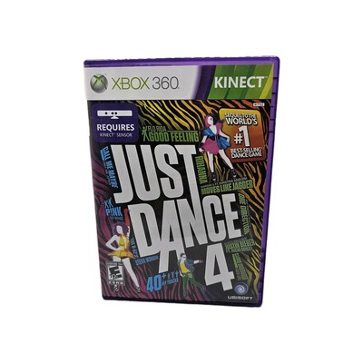Xbox 360 Just Dance 4 Kinect Video Game Tested Works