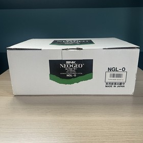 [BOX ONLY] Neo Geo AES NGL-0 Joystick Controller Green Stripe Rental Box