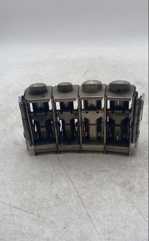 Vintage Johnson Fare Box Co. 1465409 Silver 4 Barrel Coin Changer
