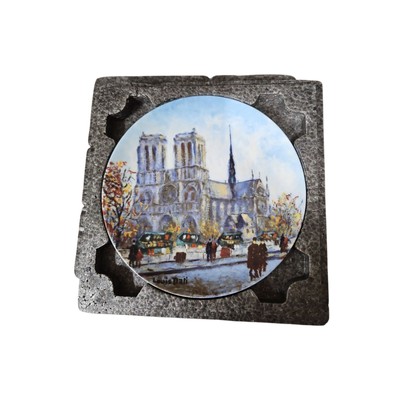 Vintage, Porcelain, Louis Dale, La Cathedral Notre Dame, France