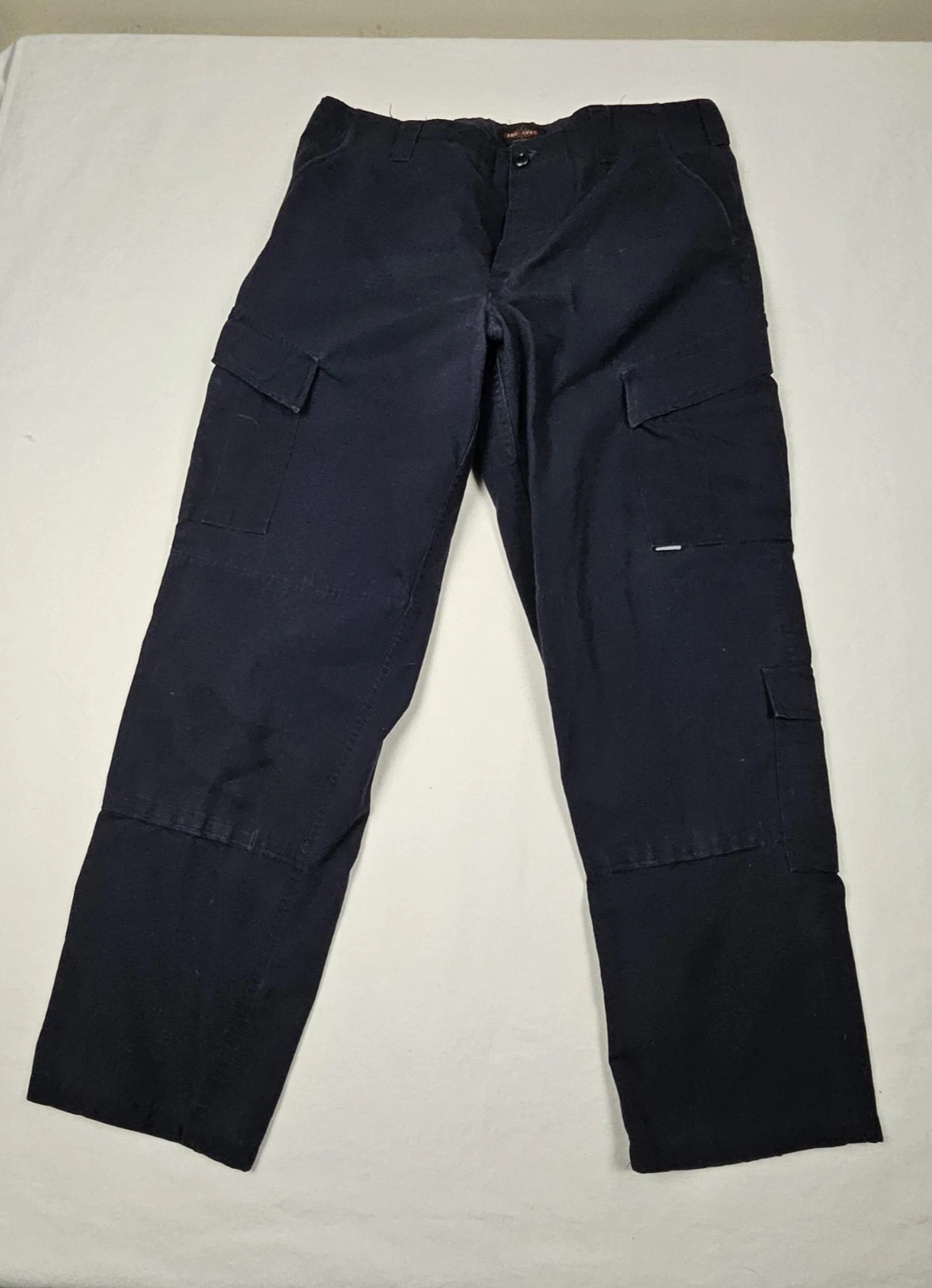 Tru Spec Pants Mens Large Regular Cargo Ripstop Utility Workwear Navy