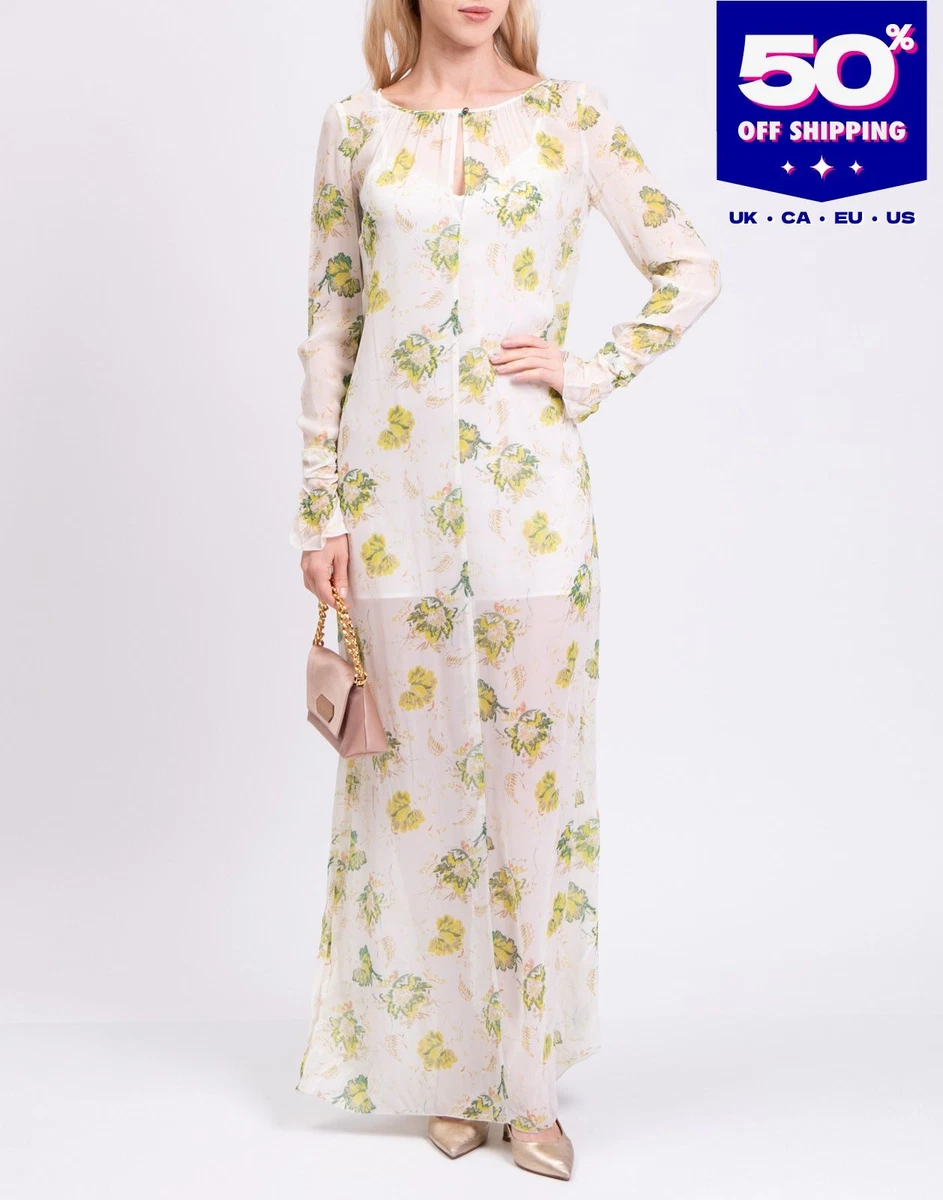 Robe Patrizia Pepe Bleue/Violette, Résille/Strass/Sequins (Gebraucht