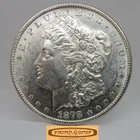 1878-S Morgan Silver Dollar, AU - #C62163NQ