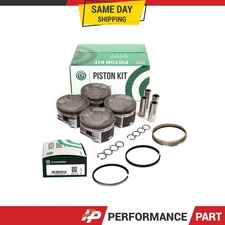 Pistons w/ Rings for 05-15 Toyota Tacoma 2.7L DOHC 2TRFE