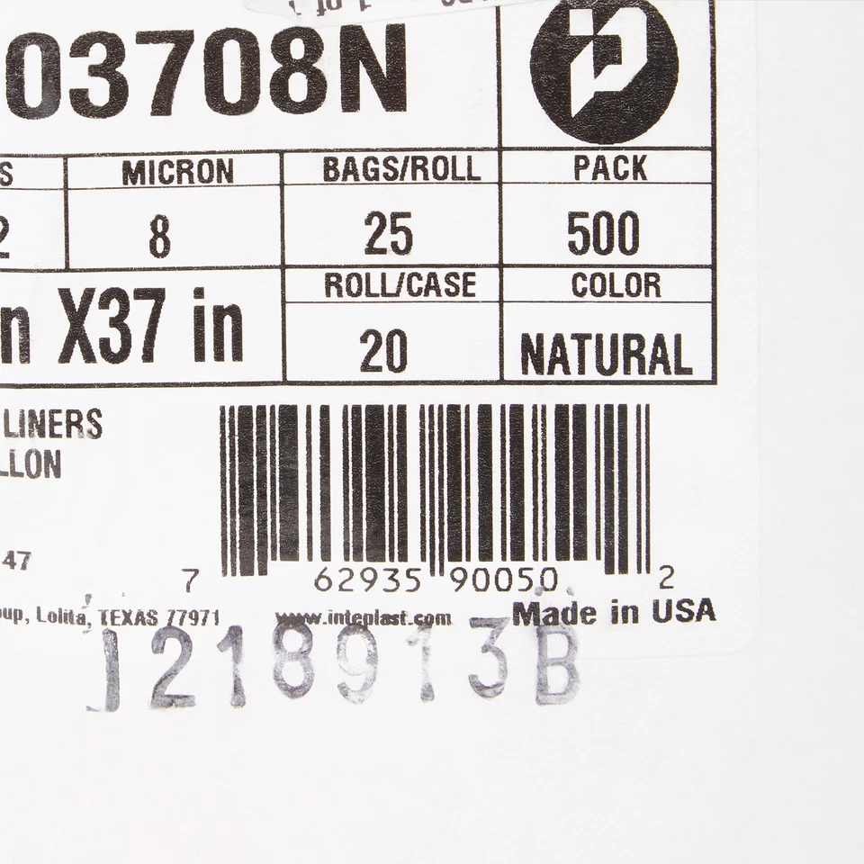 McKesson Trash Bag Light Duty 30 x 37" 30 gal. 8 Mic. Case of 500 - Image 4 of 4