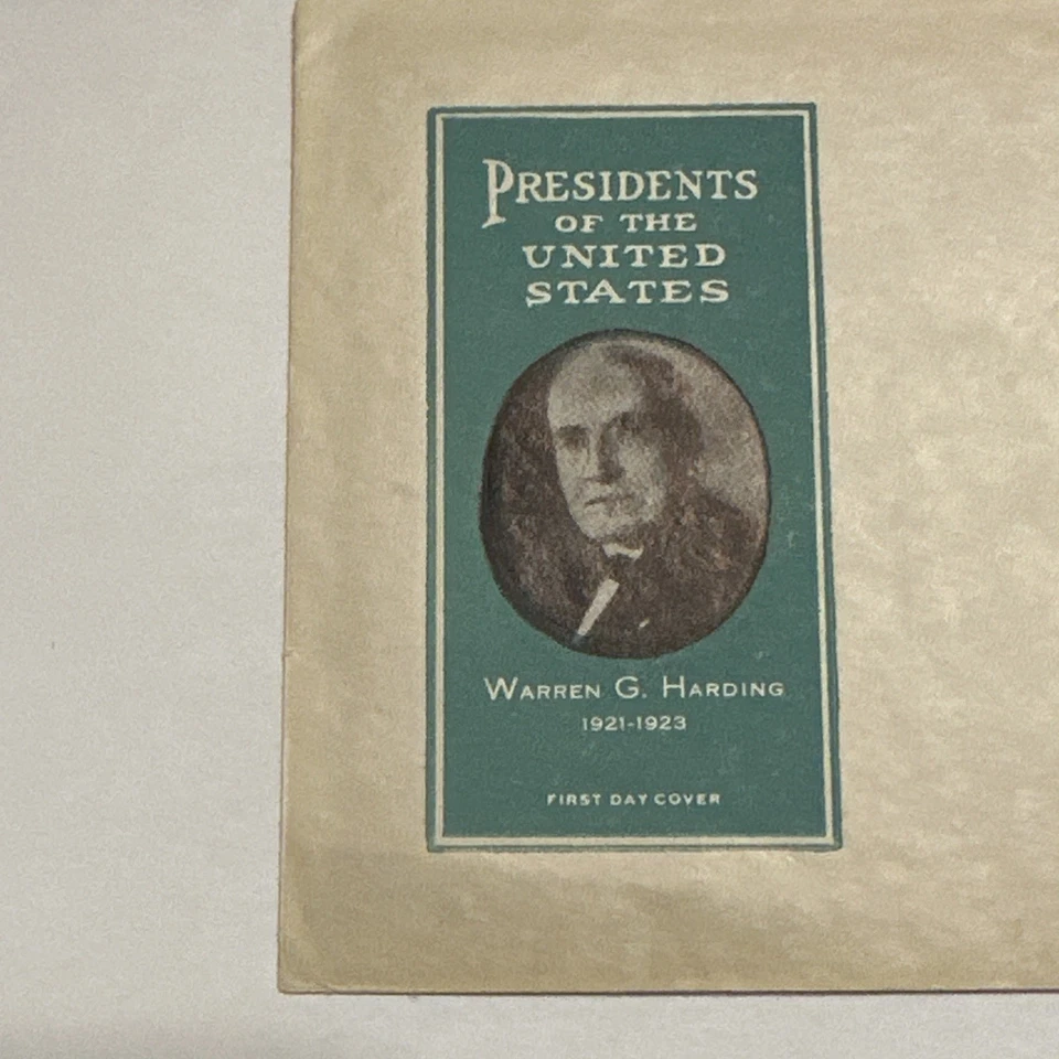 US 1938 Prexy FDC +Pres Harding #833 2$ Black & Green Cachet - Image 2 of 4