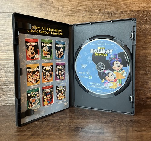 Walt Disney’s Classic Holiday Stories DVD With Figure And Stickers FULLY TESTED - Imagen 3 de 7
