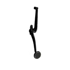 Steel Throttle Pedal Wpol Round Pad Black