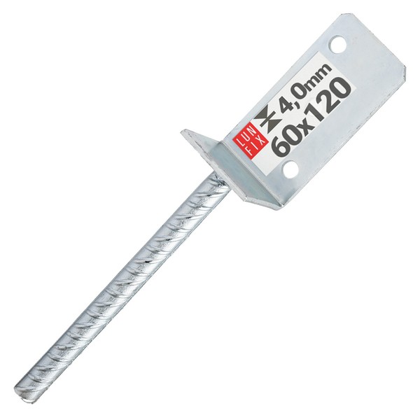 Pfostenbasis PfostenträGer AufschraubhüLse 60X60X120 Pfostenschuh 200Mm-image