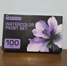 Artistro Watercolor Paint Set 100 Vivid Colors In Portable Case