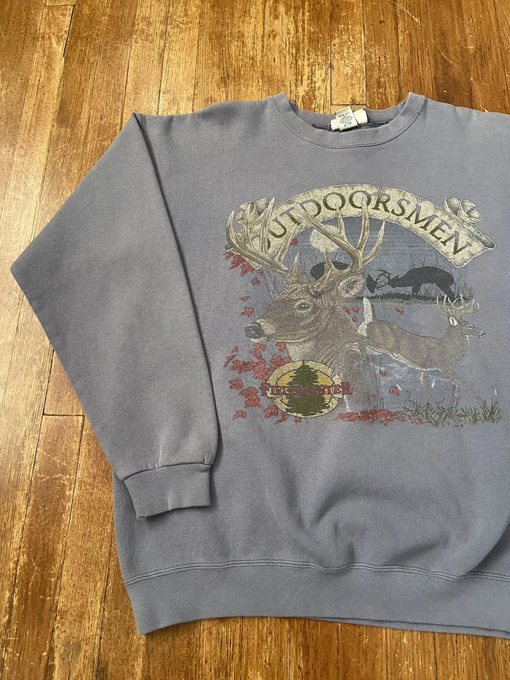 Sudadera De Colección Field Master Exterior Naturaleza Gráfica Cuello Redondo Adulto Grande EE. UU. Foto 2 de 4