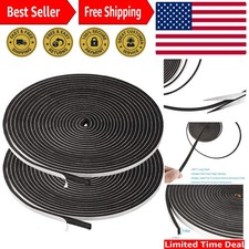 High-Density Self-Adhesive Foam Seal Tape 2 Rolls - 1/4"W x 1/8"T, 32ft