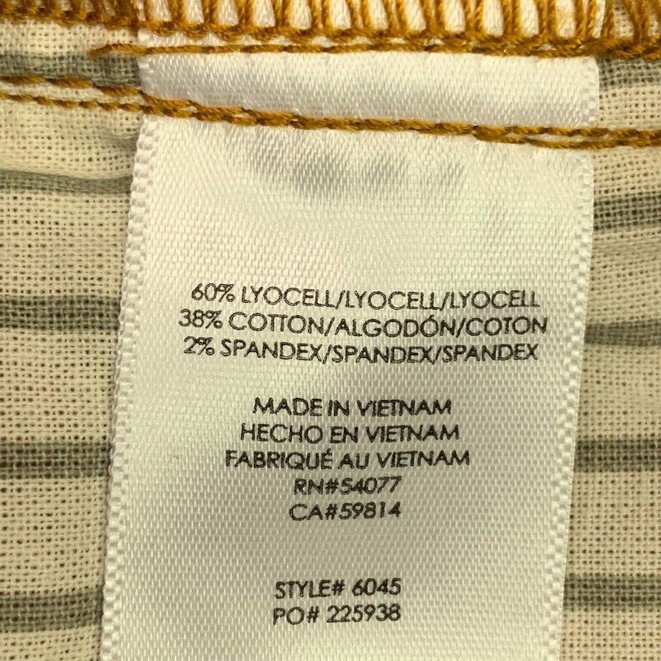 Cabi Women Paper Bag Cargo Pants #6045 Size 2 Utility Pocket Button Fly ...