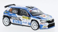 Ixo 1/43 Skoda Fabia 6 Kopecky Barum Rally 2021 Statisches Modell Diecast