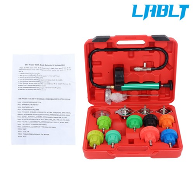 #ad LABLT 14Pcs Radiator Pump Pressure Leak Tester Coolant System Test Tool Kit $36.70